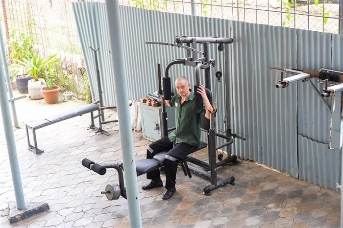 Заключенным также предоставляются органы для фитнеса